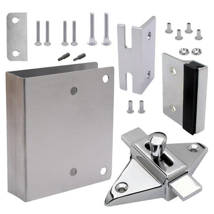 Fix it Kit 115490 Latch (In-swing) for 1" Door SQUARE-EDGE DOOR. Zinc Molded Chrome Finish Latch 2 3/4" HC. NO PULL