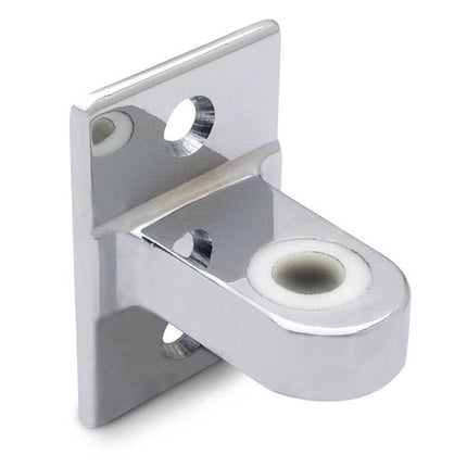 Direct-to-Wall Hinge Bracket Top FLAT 3880 Chrome Finish.