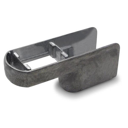 ROUND Door Insert "Bottom" for 1" Door in Polished Chrome Finish (4060). For Steel Round Edge Door (Zamac Molded)