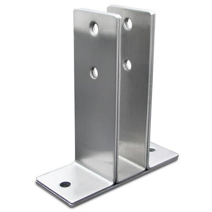 Urinal Screen & Wall Bracket 4339 One Ear 1" X-HEAVY Stamped Stainless Steel Satin finish