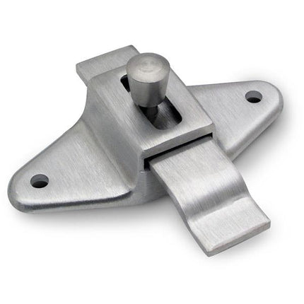 LATCH SLIDE 5063 Surface Mounted-OFFSET CASTED STAINLESS STEEL. (3 1/2" HC)