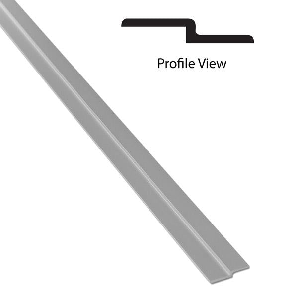 PRIVACY STRIP 121974 1/8" OFFSET X 60" - ALUMN-CA (MILL FINISH)