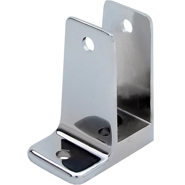 Wall Bracket 1760 One Ear 1" Zinc Molded and Chrome Polished finish