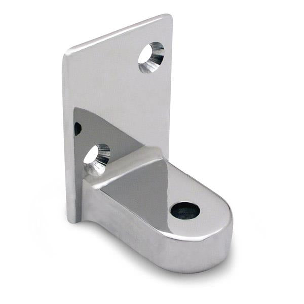 Direct-to-Wall Hinge Bracket BOTTOM FLAT  3280 Chorome Finish.