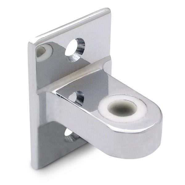 Direct-to-Wall Hinge Bracket Top FLAT 3880 Chrome Finish.