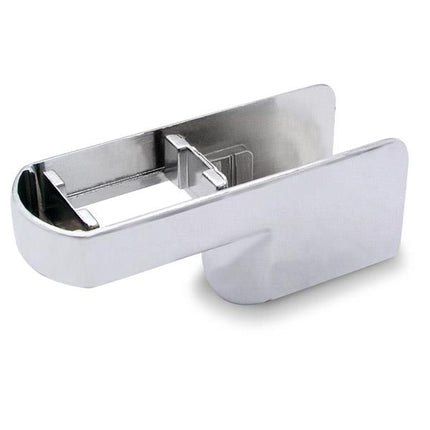 ROUND Door Insert "Bottom" for 1" Door in Polished Chrome Finish (4060). For Steel Round Edge Door (Zamac Molded)