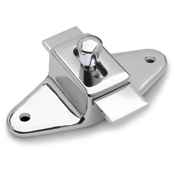 LATCH-SLIDE 5050 ZINC MOLDED Chrome finish. (3 1/2" HC)