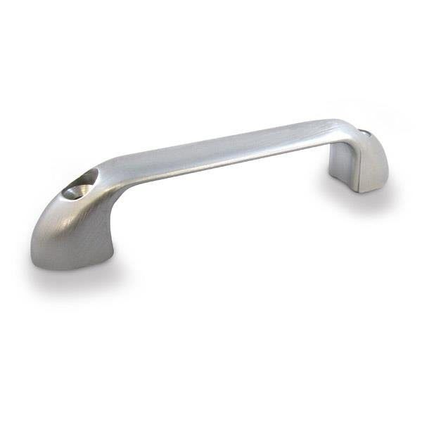 5448 DOOR PULL W/THROUGH HOLE-ZAMAC-MOLDED-SATIN CHROME 3 1/2" CH.  (USE W/5408) NO-SCREWS