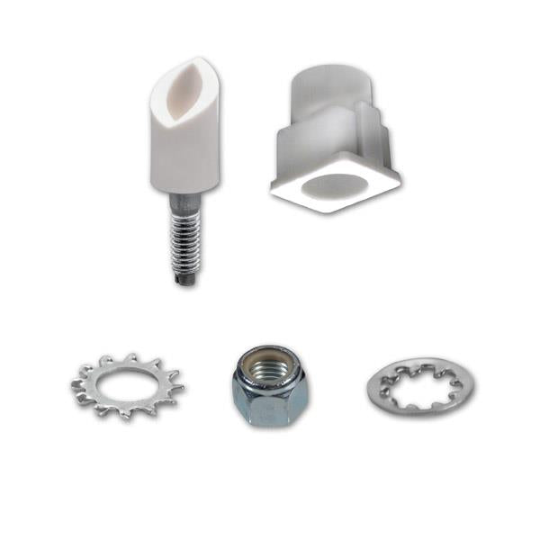 Door PINTLE & Nylon CAM- Bottom Assembly 97345 for Steel Round/Square Edge Doors.